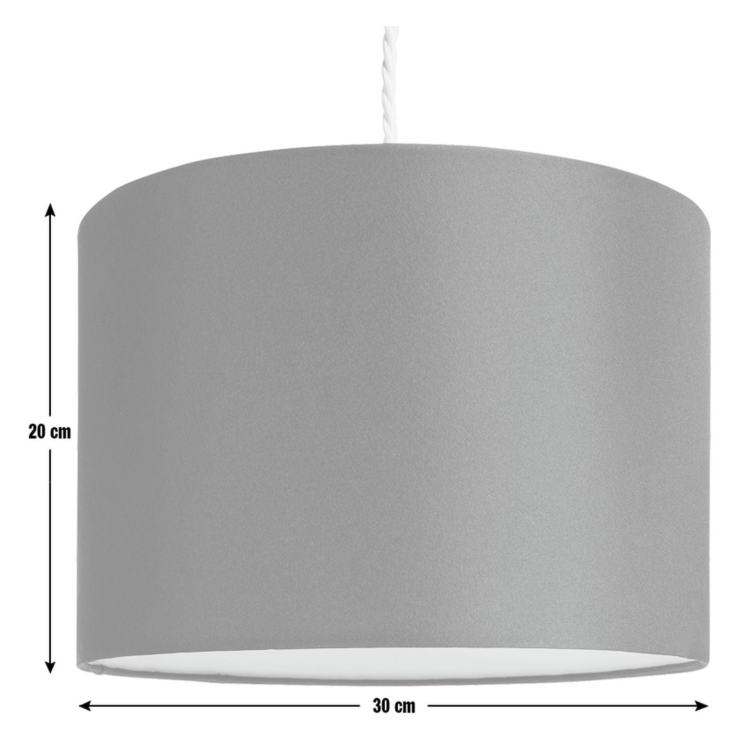 Argos Home Black Easy Fit Lampshade - 30cm