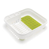 Addis Premium Soft Touch Dish Draining Rack White / Green GOODS M&S   