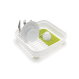 Addis Premium Soft Touch Dish Draining Rack White / Green GOODS M&S   