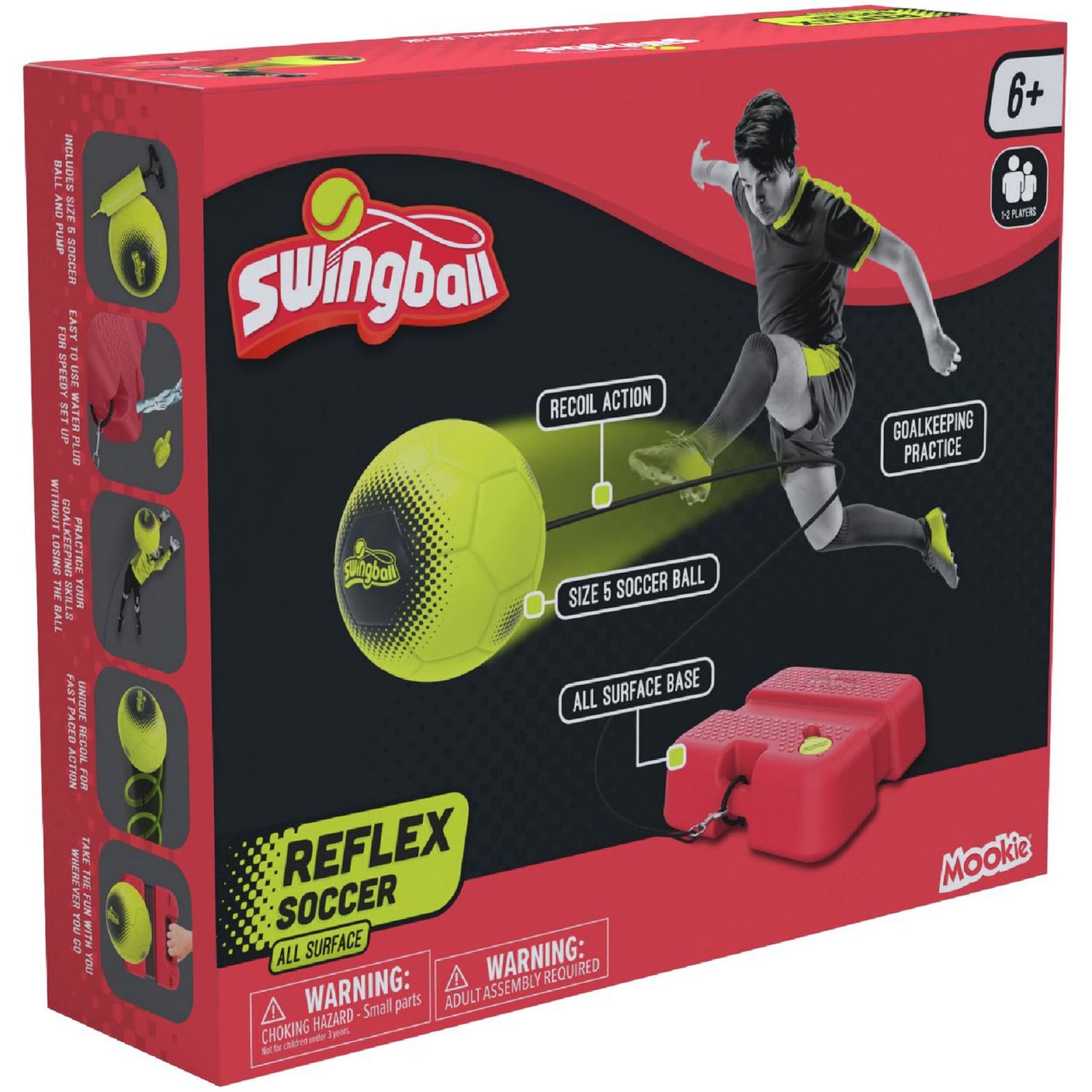 Swingball Reflex Soccer outdoor toy with recoil football, imported from the UK