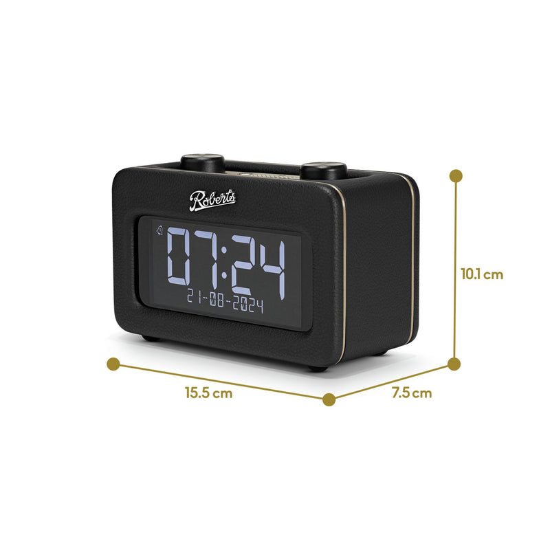 Roberts Revival Rest DAB+ FM clock radio black, UK version