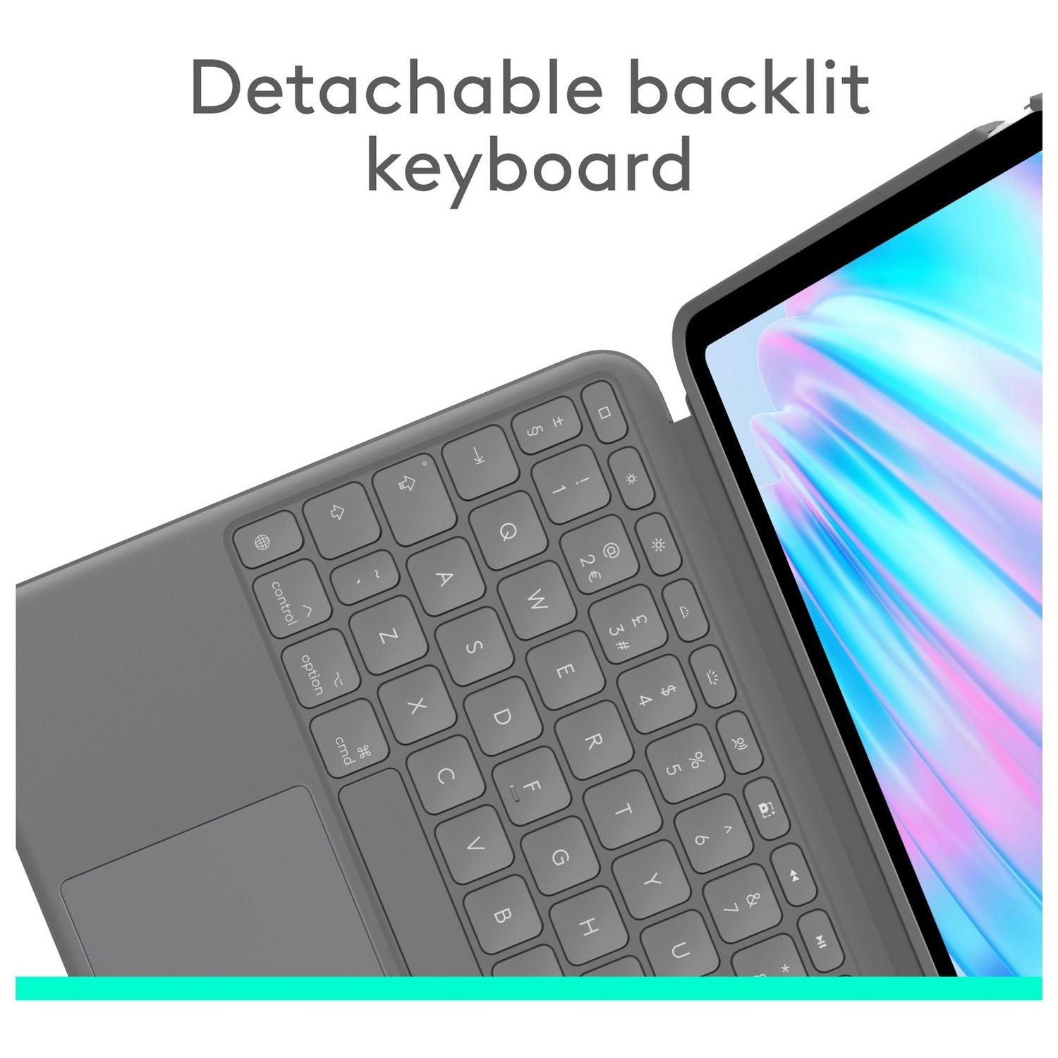 Logitech Combo Touch keyboard case for iPad Air 11 inch (British brand)