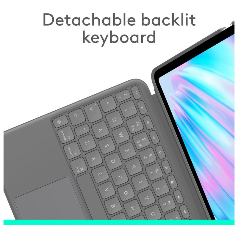 Logitech Combo Touch keyboard case for iPad Air 11 inch (British brand)
