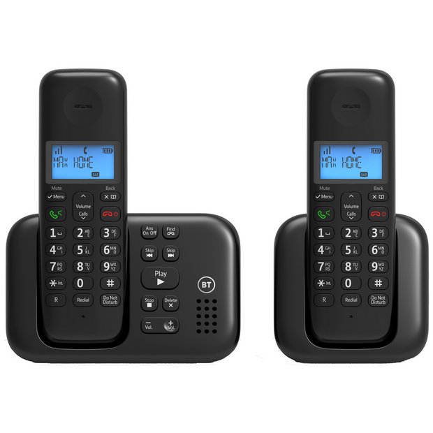 BT cordless telephone twin pack (British brand)