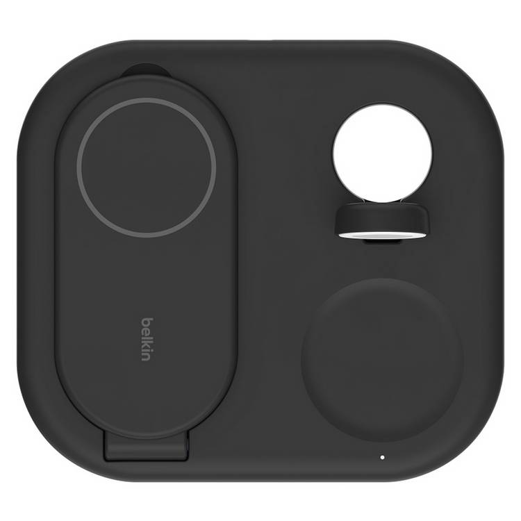 Belkin Qi2 3-in-1 wireless charger black, UK version