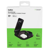 Belkin Qi2 3-in-1 wireless charger black, UK version