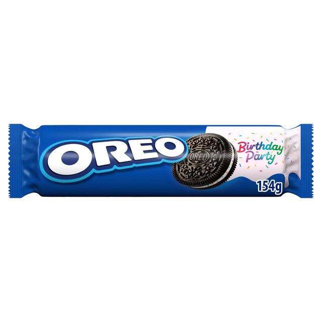 Oreo Birthday Party Sandwich Biscuits   154g