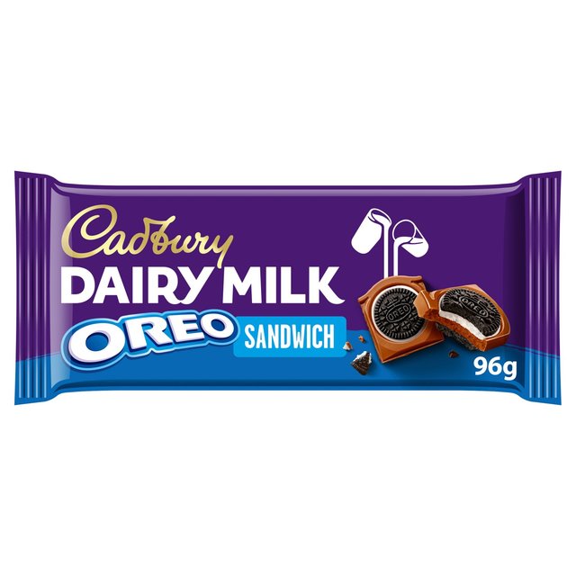 Cadbury Dairy Milk Oreo Sandwich Chocolate Bar   96g