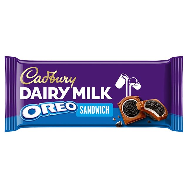 Cadbury Dairy Milk Oreo Sandwich Chocolate Bar   96g GOODS M&S   