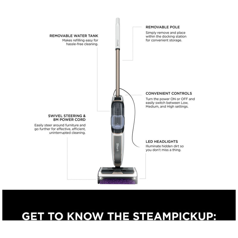 Shark SteamPickUp 3-in-1 steam mop model SD200UK, UK version