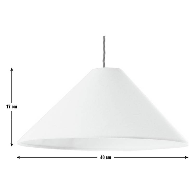 Habitat Natural Easy Fit lampshade 40cm - British product