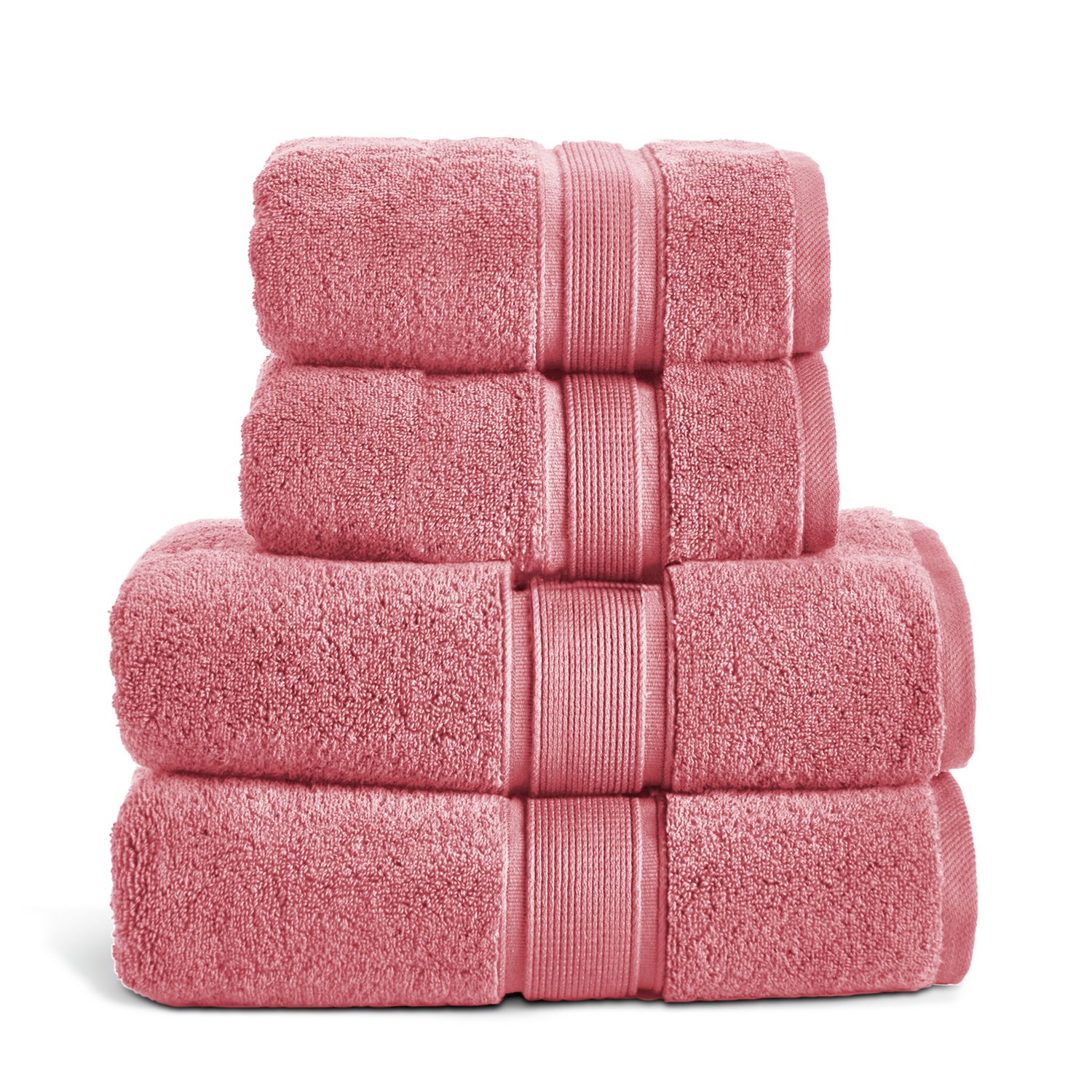 Habitat Supersoft 4 Piece Towel Bale - Rose