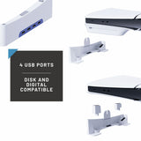 Stealth horizontal USB stand for PS5 Slim and Pro - British product