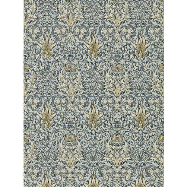 Morris & Co. Snakeshead Blue wallpaper 68.6cm x 10.05m - British product