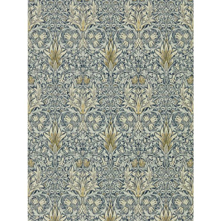 Morris & Co. Snakeshead Blue wallpaper 68.6cm x 10.05m - British product
