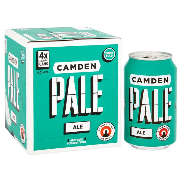 Camden Pale Ale   4 x 330ml GOODS M&S   