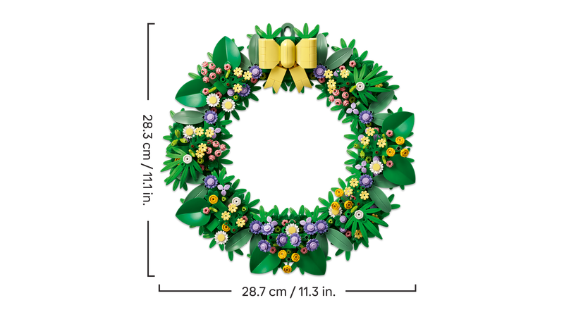 LEGO Spring Wreath building set 747 pieces, UK version