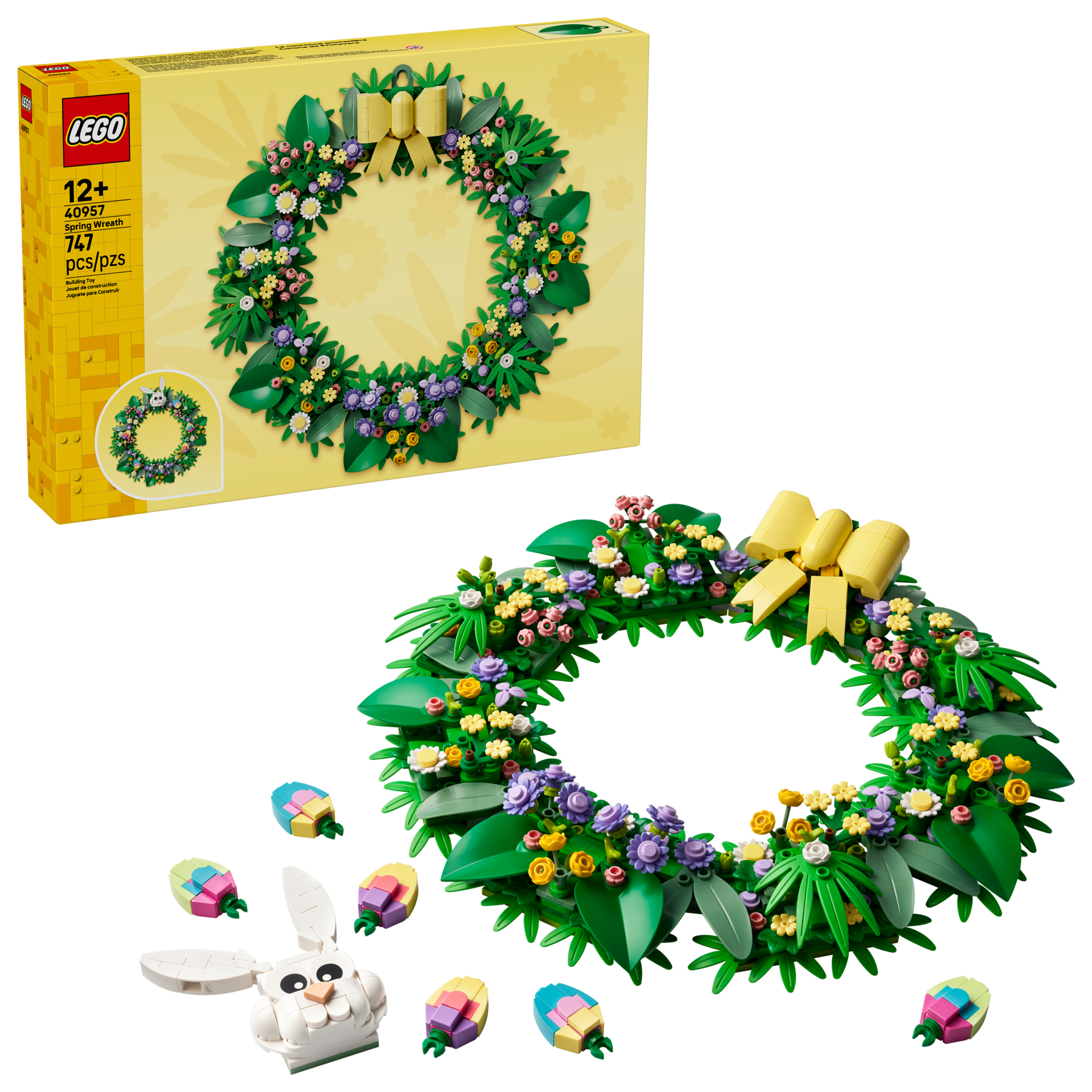 LEGO Spring Wreath building set 747 pieces, UK version