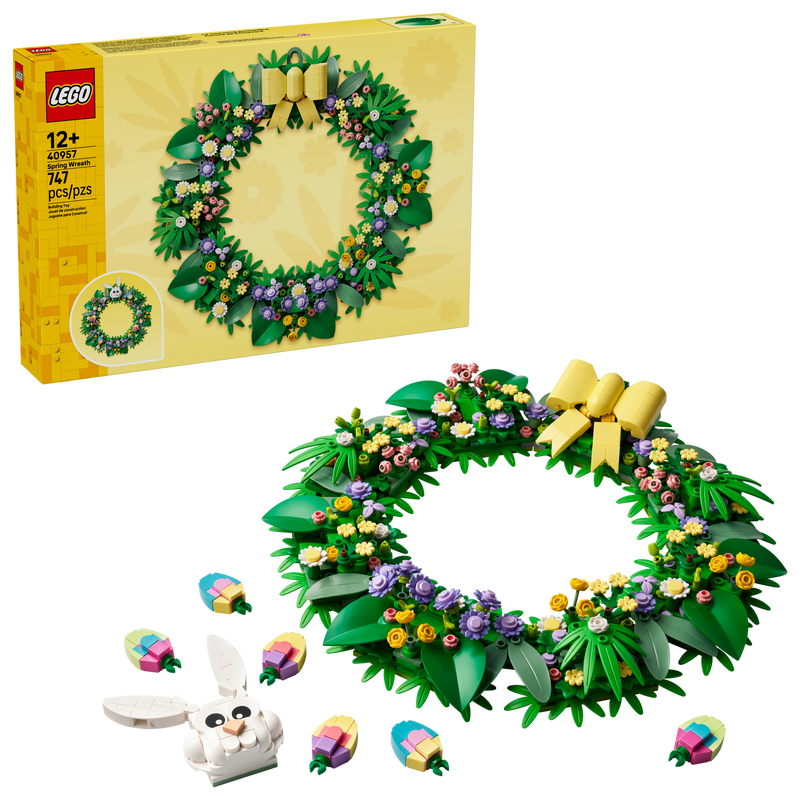 LEGO Spring Wreath building set 747 pieces, UK version