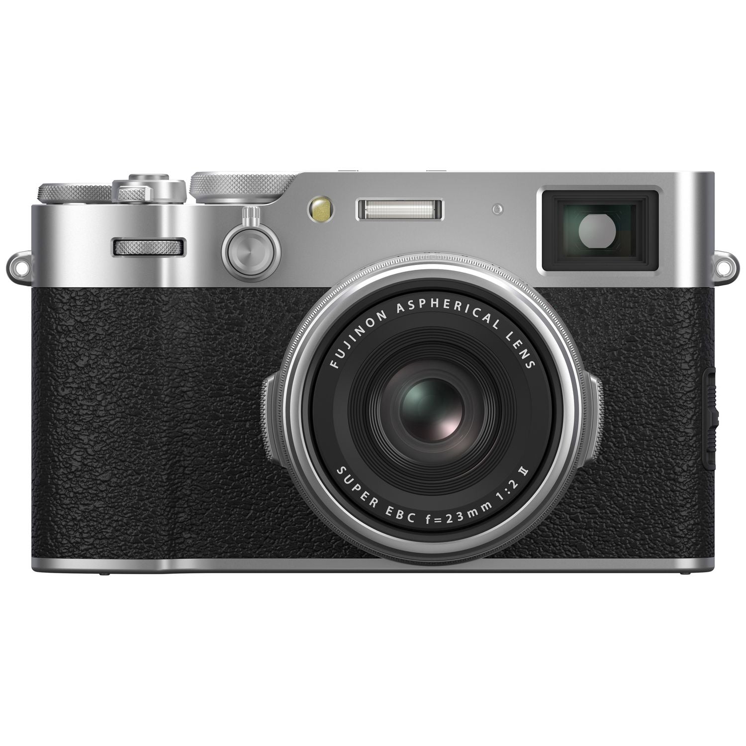 Fujifilm X100VI silver mirrorless camera with lens - British product