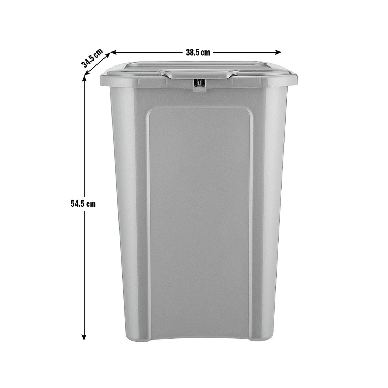 Argos Home 4 piece kitchen bin set in grey, UK version