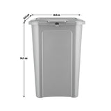 Argos Home 4 piece kitchen bin set in grey, UK version