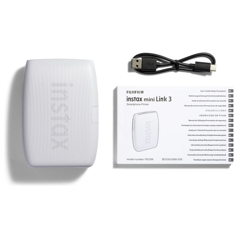 instax mini Link 3 smartphone printer Clay White, imported from the UK