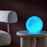 Habitat Caliban blue glass table lamp (British brand)