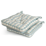 Habitat Circles seat cushions green pack of 2, imported from the UK