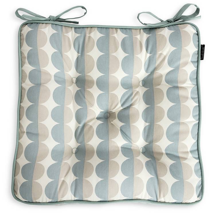 Habitat Circles seat cushions green pack of 2, imported from the UK