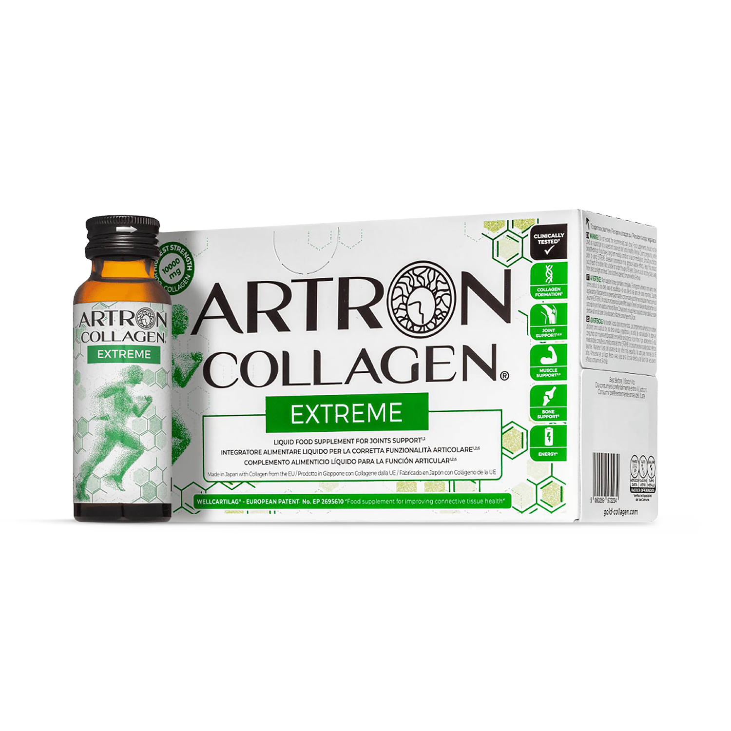 Gold Collagen Artron Extreme joint supplement 10x50ml (British brand)