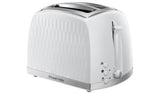 Russell Hobbs Honeycomb 2 Slice White Plastic Toaster 26060 GOODS Argos