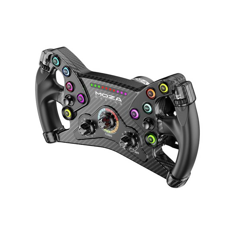MOZA KS steering wheel 300mm carbon fibre, UK version