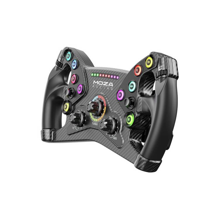 MOZA KS steering wheel 300mm carbon fibre, UK version
