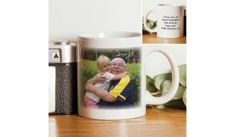 Personalised Message Photo Upload Mug GOODS Argos