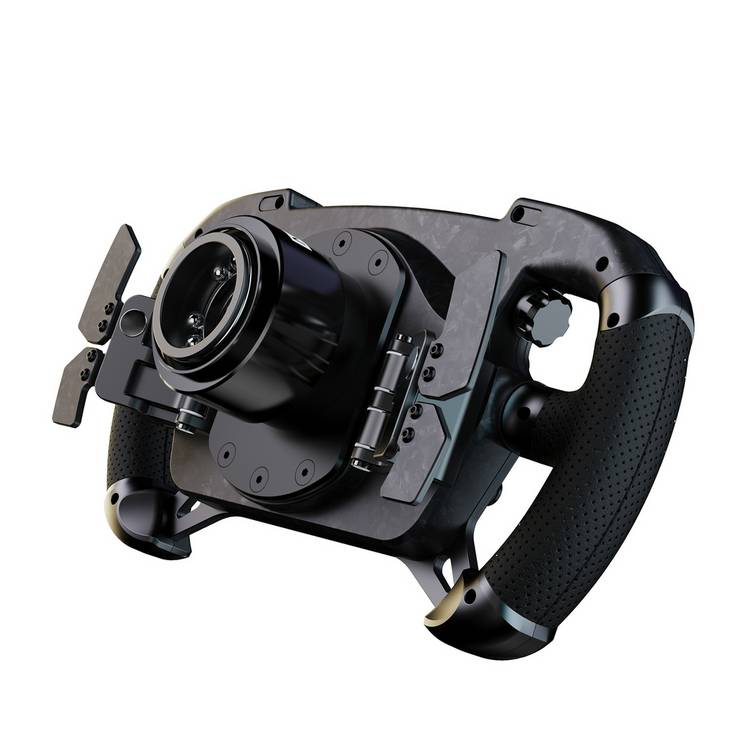 MOZA Racing GS V2P sim racing wheel with forged carbon fibre, UK version