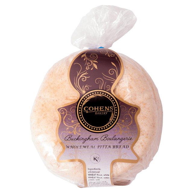 Cohens Bakery Handmade Wholemeal Pitta   5 per pack GOODS M&S   