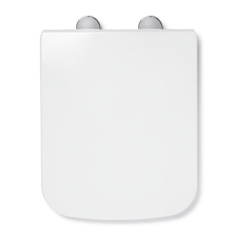 Croydex Leven square toilet seat white, imported from the UK