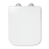 Croydex Leven square toilet seat white, imported from the UK