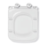 Croydex Leven square toilet seat white, imported from the UK