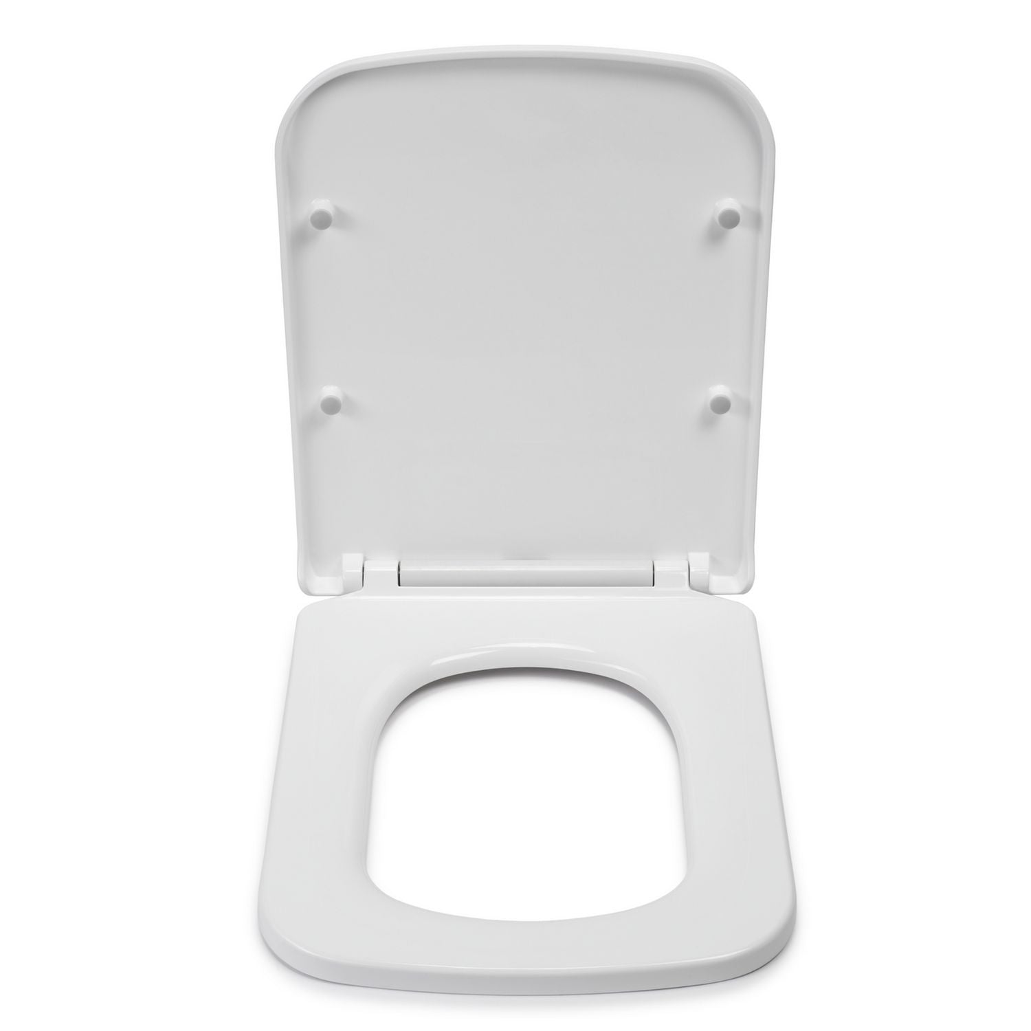 Croydex Leven square toilet seat white, imported from the UK