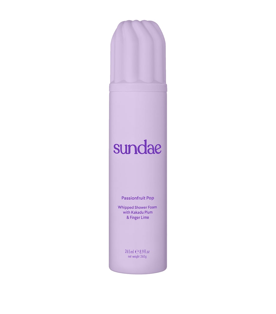 Sundae Body Passionfruit Pop whipped shower foam 265ml, imported from the UK