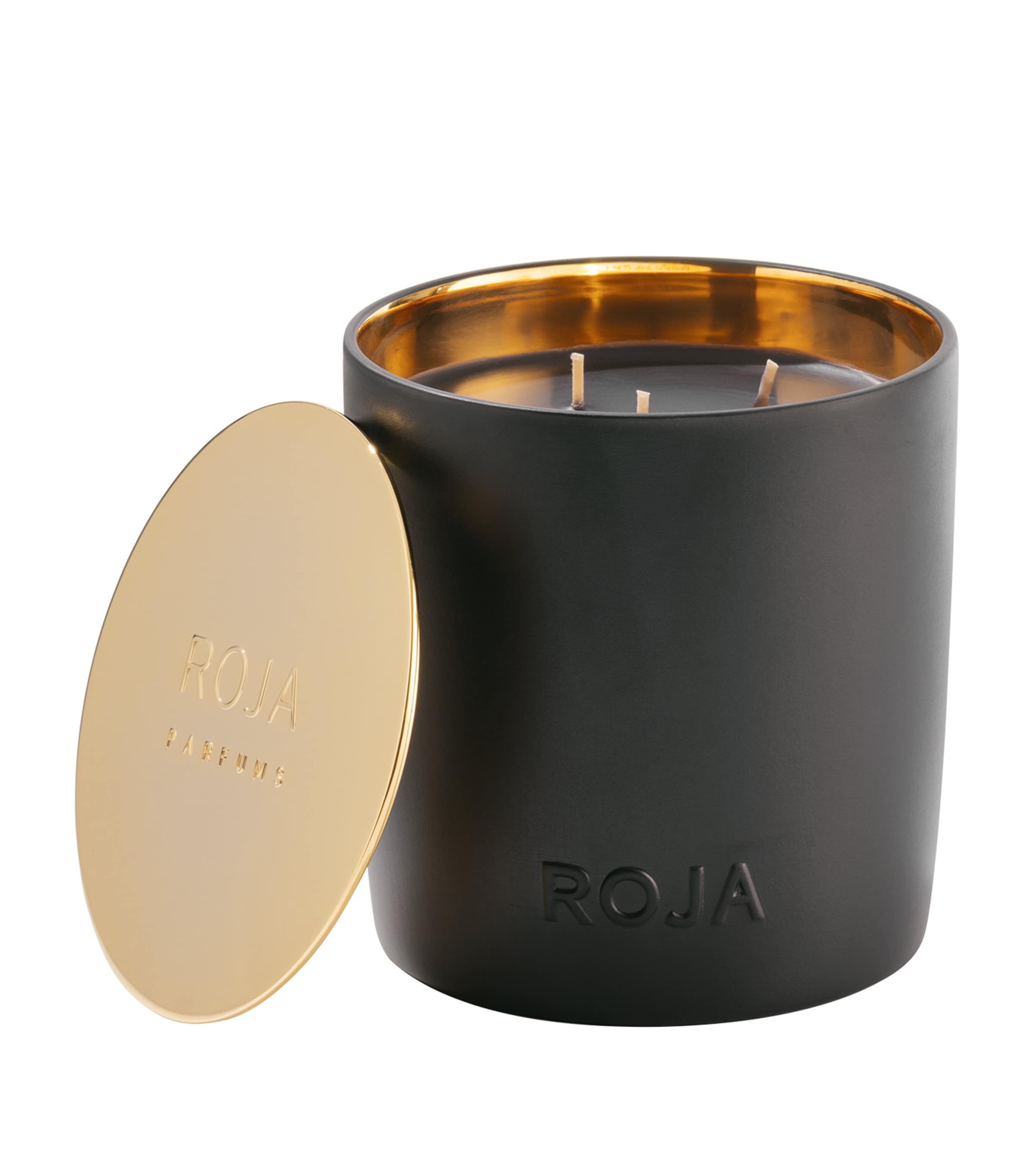Roja Amber Aoud 2-wick candle 1kg, imported from the UK