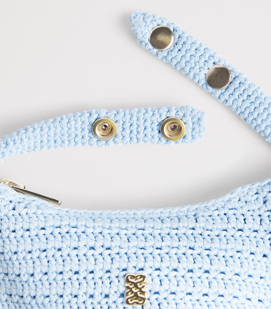 Sandro Paris crochet mini bag, imported from the UK