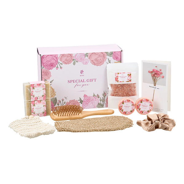 Livingandhome rose aroma spa gift set (British brand)