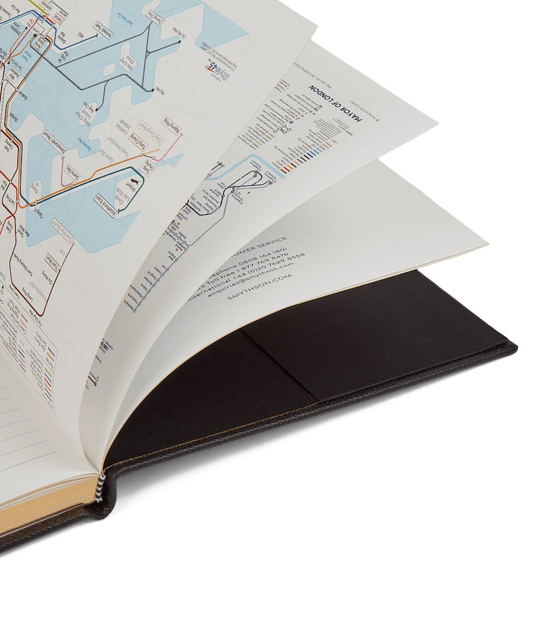 Smythson Panama leather Kings desk diary, 2026 planner (British brand)