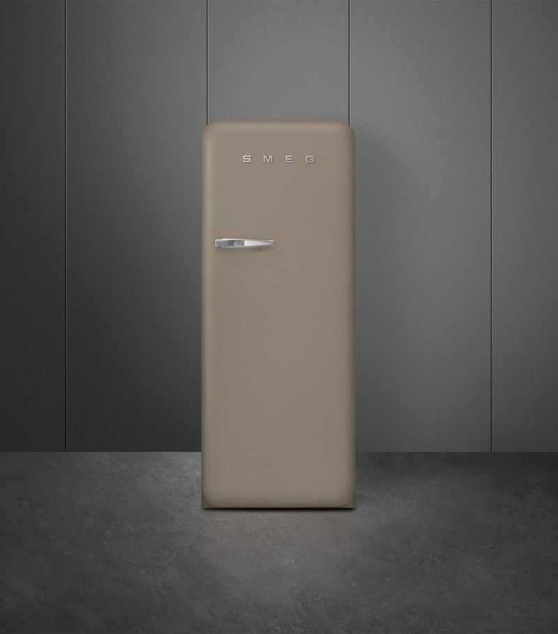 Retro Stainless Steel Fridge with Humidity Control and Temperature Zone