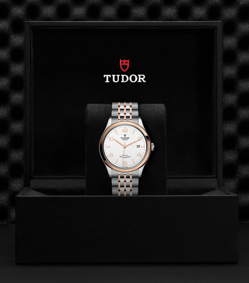TUDOR 1926 stainless steel and rose gold watch 39mm, UK version