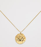 Monica Vinader gold vermeil Sagittarius necklace, UK version