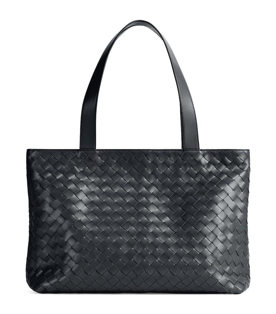 Bottega Veneta small leather zipped tote bag (British brand)